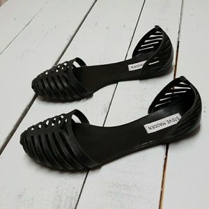 Steve Madden Torra Black Flats Size 6